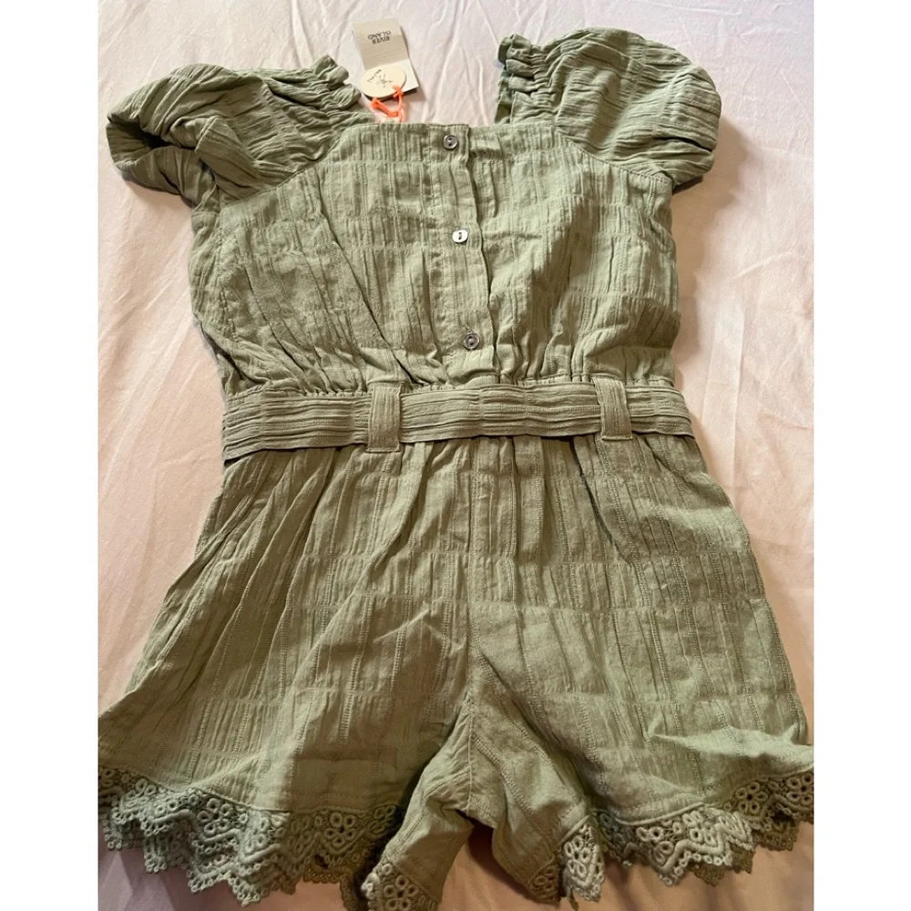 River Island Girls Gauze Romper NWT
